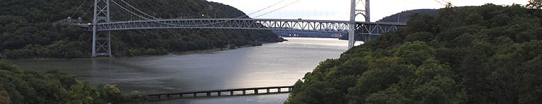 View from the Bear Mountain Bridge walkway